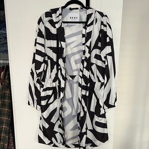 DKNY Monochrome Graphic Jacket